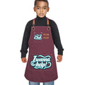 I Wanna Help!™ Kids' Chef Apron – Burgundy