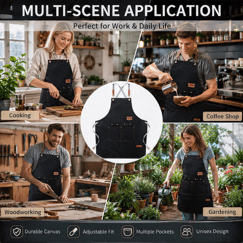 I Wanna Help!™ Adult CHEF Cross-Back Apron