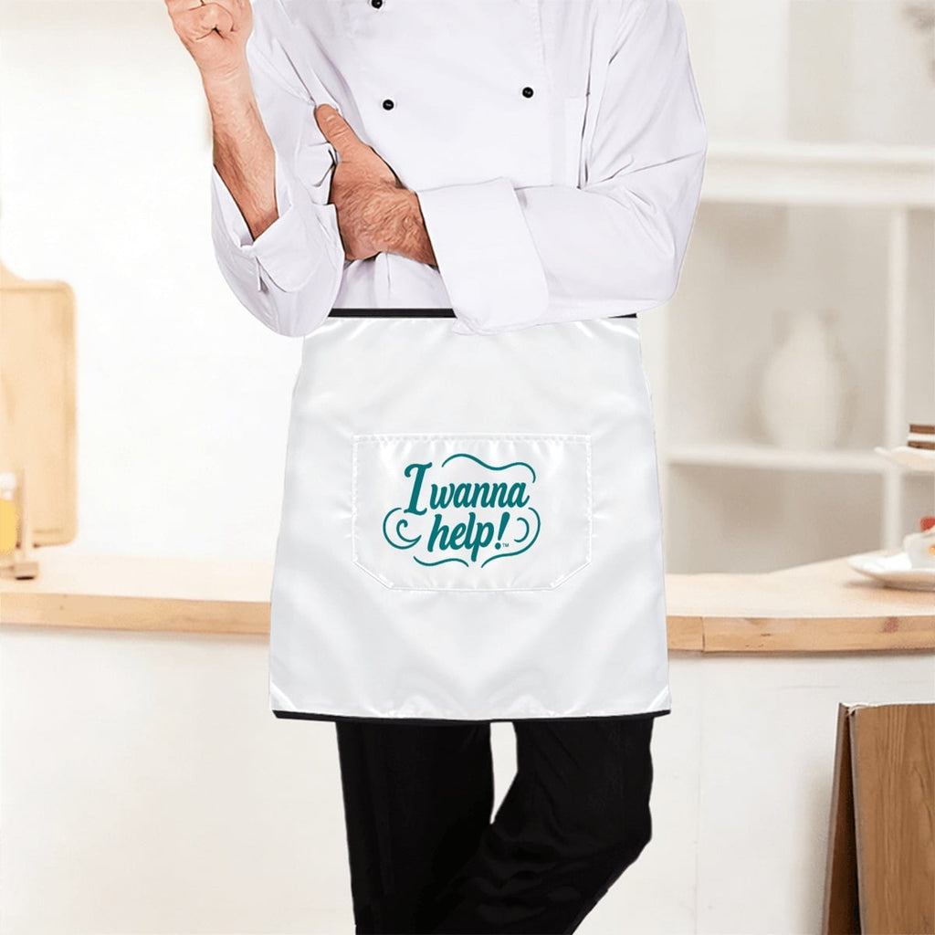 I Wanna Help!™ Classic Waist Apron with Pocket