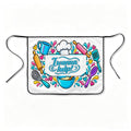 I Wanna Help! Colorful Kitchen Utensils Waist Apron