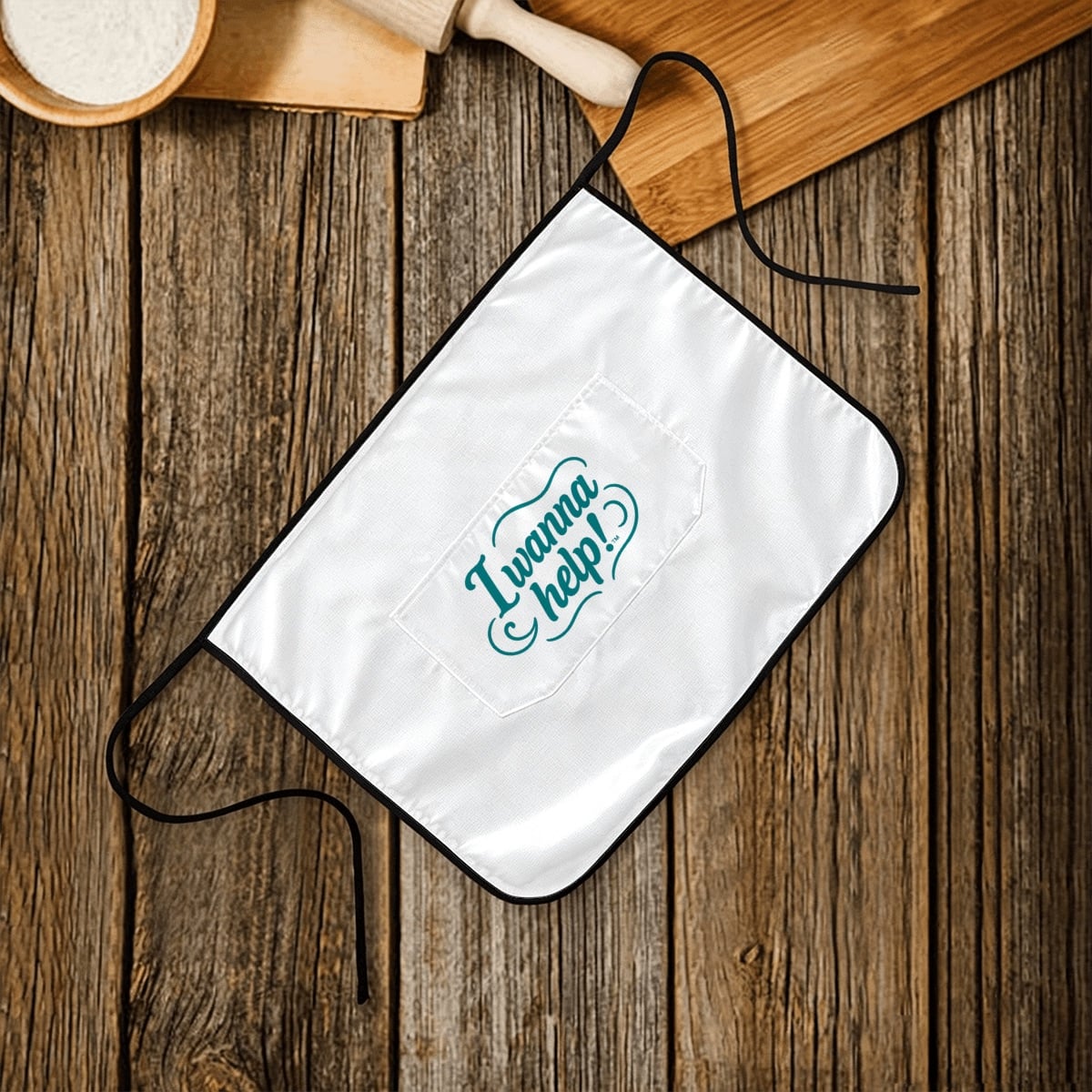 I Wanna Help!™ Classic Waist Apron with Pocket